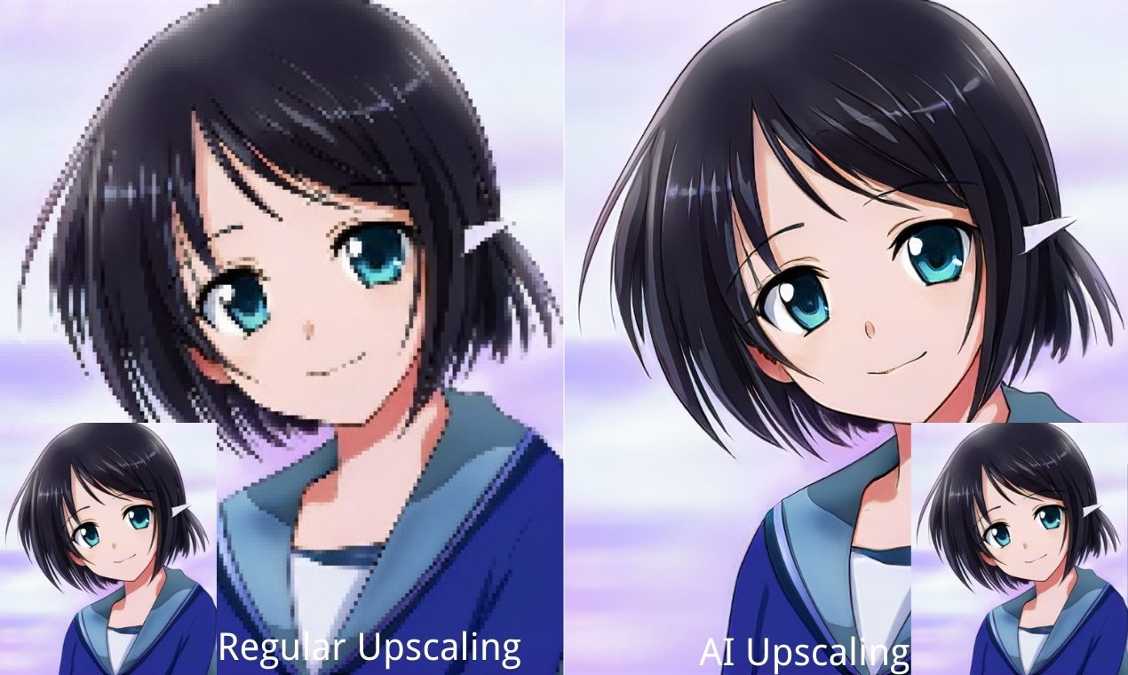 Anime with Image Upscaler